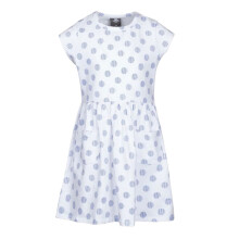 (5-6 Years, White) Trespass Girls Polka Dot & Stripe Casual Dress