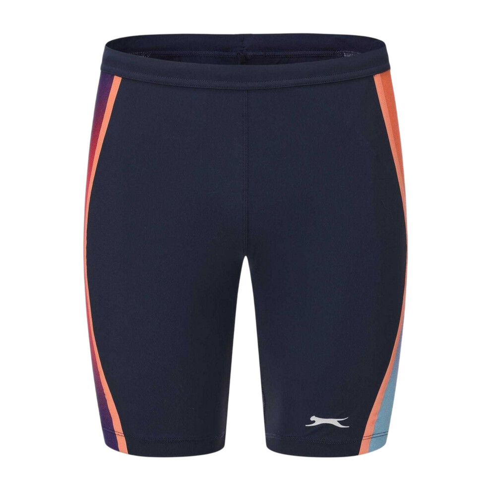 Slazenger (M, Blue) Mens Splice Logo Jammer Shorts