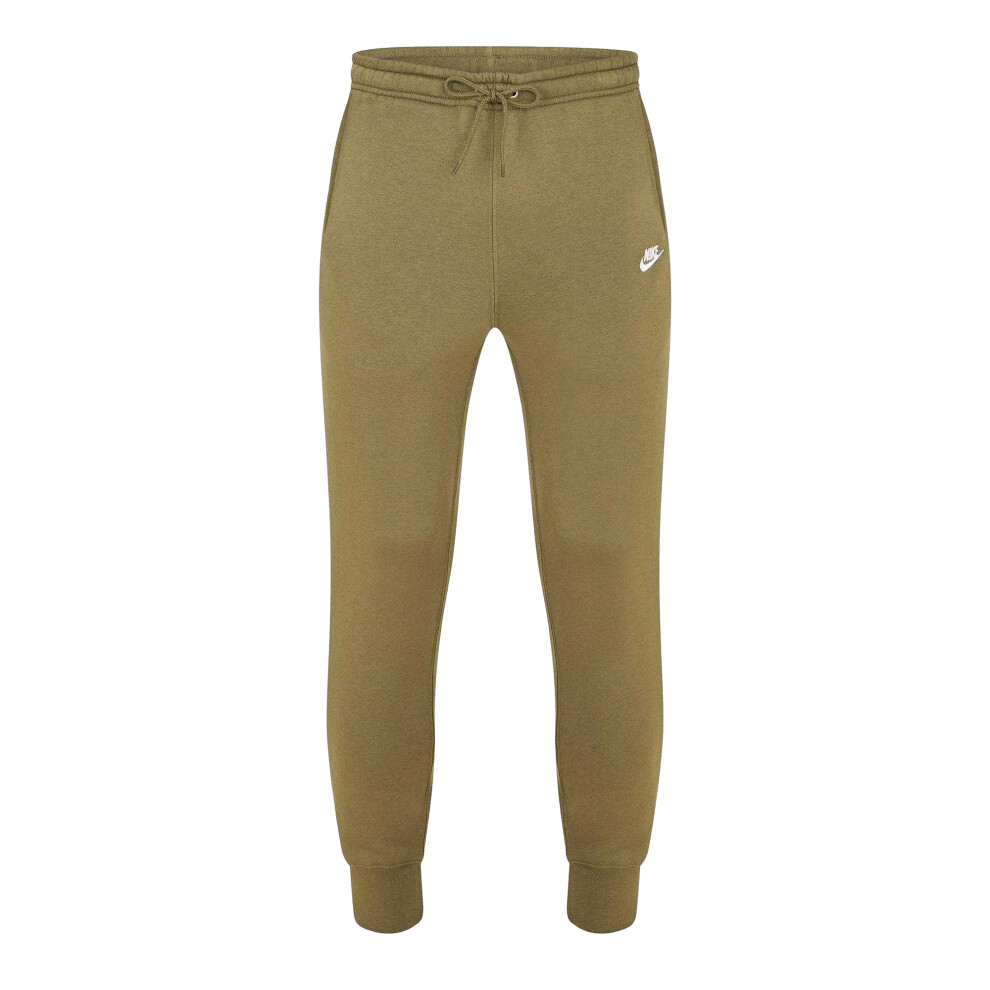 Nike (Xs R, Olive/White) Mens Sportswear Club Fleece Jogging Bottoms