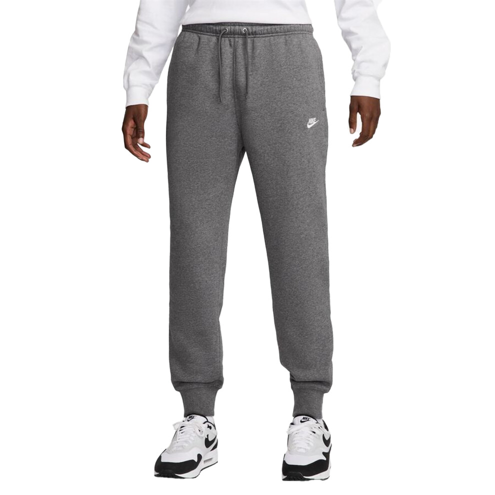 Nike (S R, Charcoal) Mens Sportswear Club Fleece Jogging Bottoms