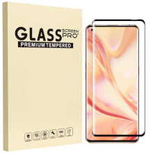 Cosantóir Gloine 3x atá comhoiriúnach le OnePlus8Tempered Clúdaíonn an scáileán ar fad Trédhearcach méid amháin