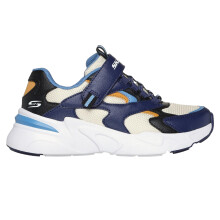(3 UK, Navy/Multicoloured) Skechers Childrens/Kids Bobsbamina Colour Block Trainers