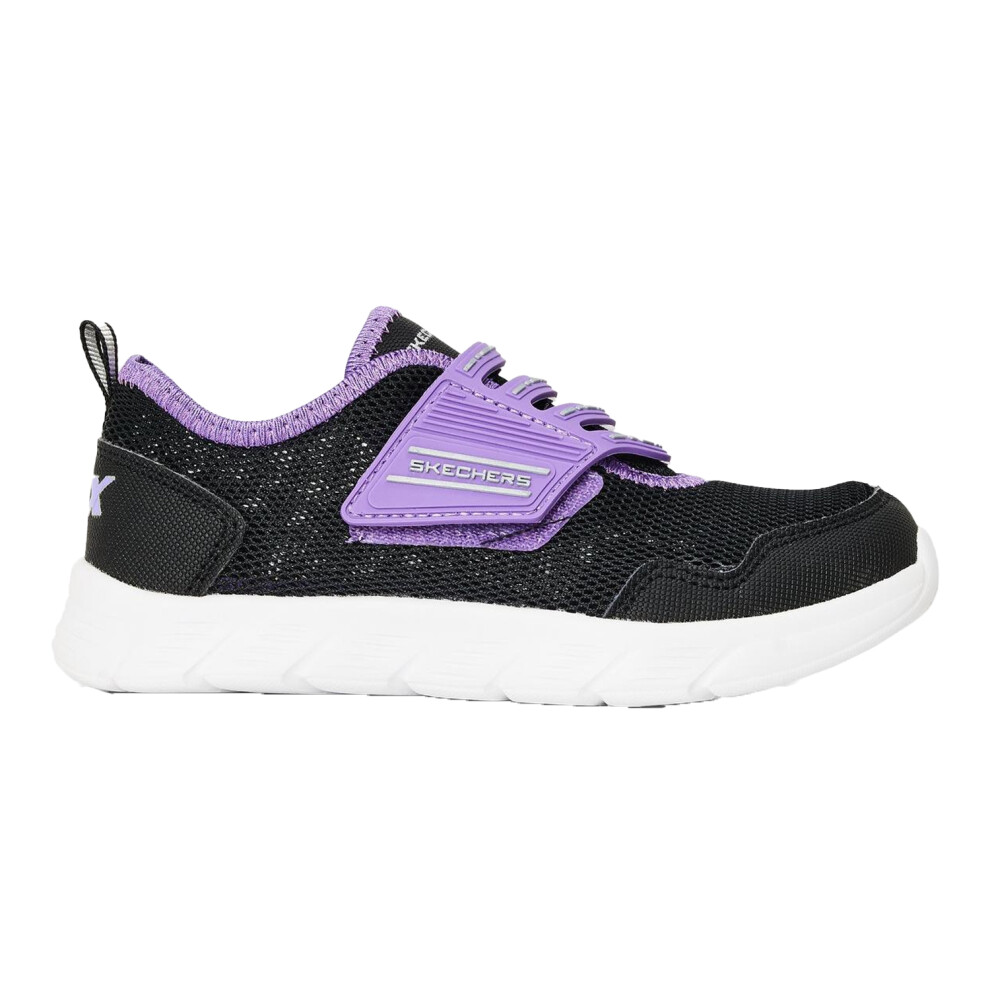 Skechers (10 Uk Child, Black) Childrens/Kids Comfyflex Mesh Trainers