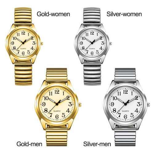 Dameur Quartz Armbåndsur SØLV HERRE Sølv herreur 1