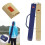 Fishing Rod Bag Blue Foldable Portable 140cm 2