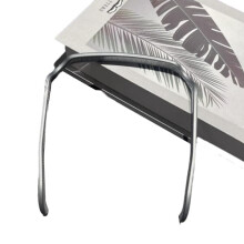 Square invisible hairband for curly hair gray