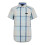 Bench Bench Mens Checked Fitted Short-Sleeved Shirt 1