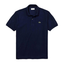 (M, Navy) Lacoste Mens Classic Short-Sleeved Polo Shirt