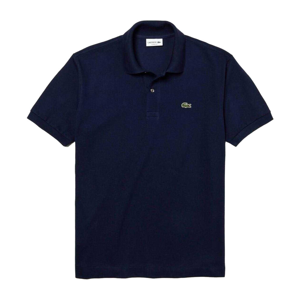 Lacoste (M, Navy) Mens Classic Short-Sleeved Polo Shirt