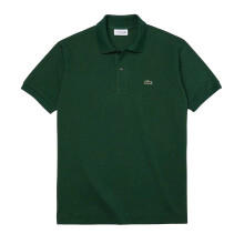 (L, Green) Lacoste Mens Classic Short-Sleeved Polo Shirt