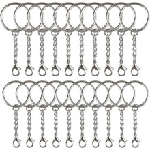 Metal keychain with carabiner 55 pieces