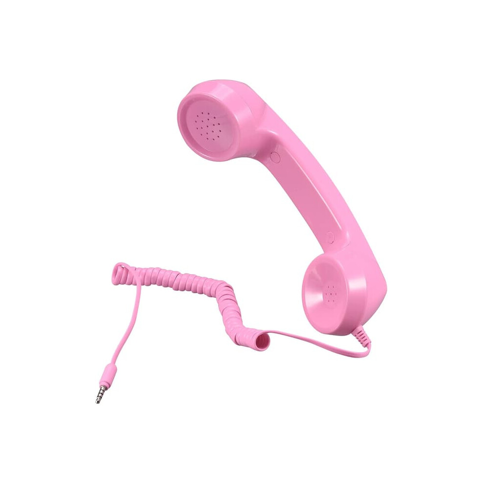 3.5Mm Retro Telephone Handset Receiver Pink 900223945006