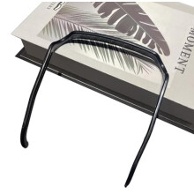 Square invisible hairband for curly hair black