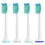 Cabeças de escova de substituição compatíveis com Philips Sonicare C1C2G2W2 1
