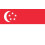 Singapore flag decorative 1 piece 1