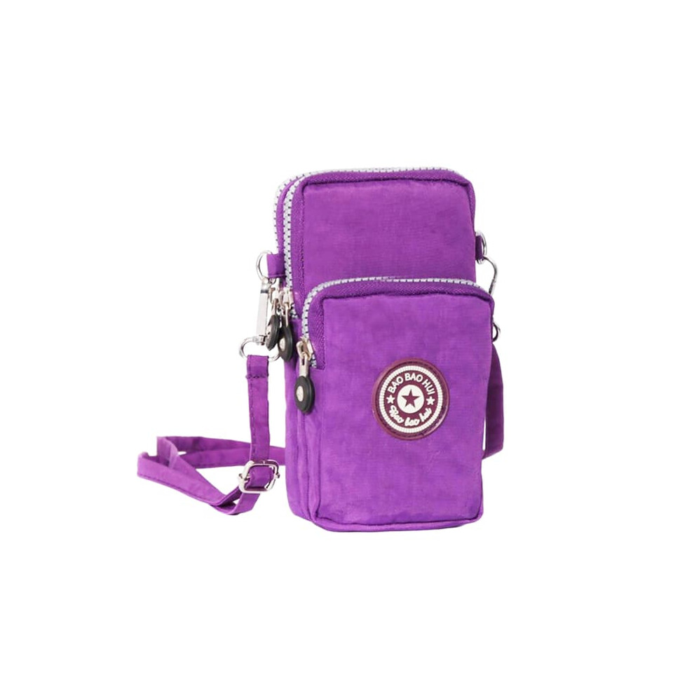 Mobile Shoulder Bag Stylish Practical Purple 962029634508