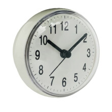 Mini wall clock with suction cup fog and waterproof