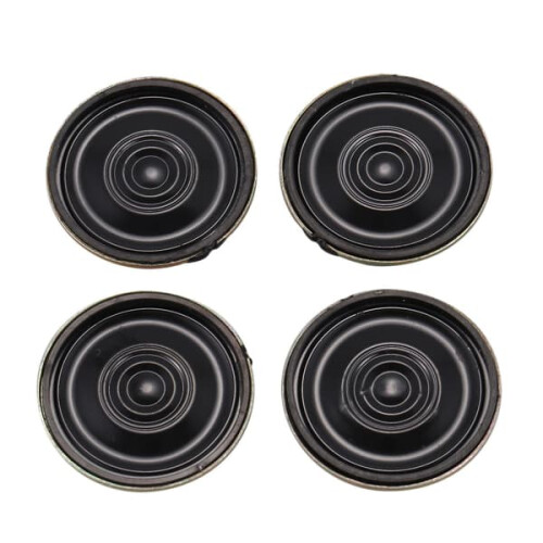Mini metal speaker 0.5W 8Ω 28mm diameter 4 pcs