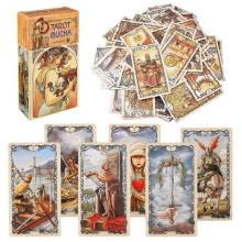 Retro Tarot Cards colored boxes 78