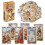 Retro Tarot Cards colored boxes 78 1