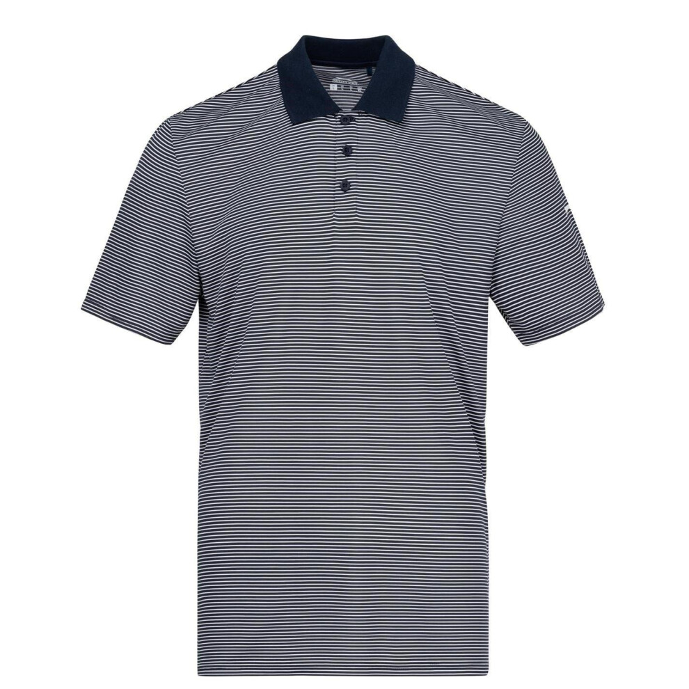 Slazenger (4Xl, Navy) Mens Micro-Stripe Golf Polo Shirt