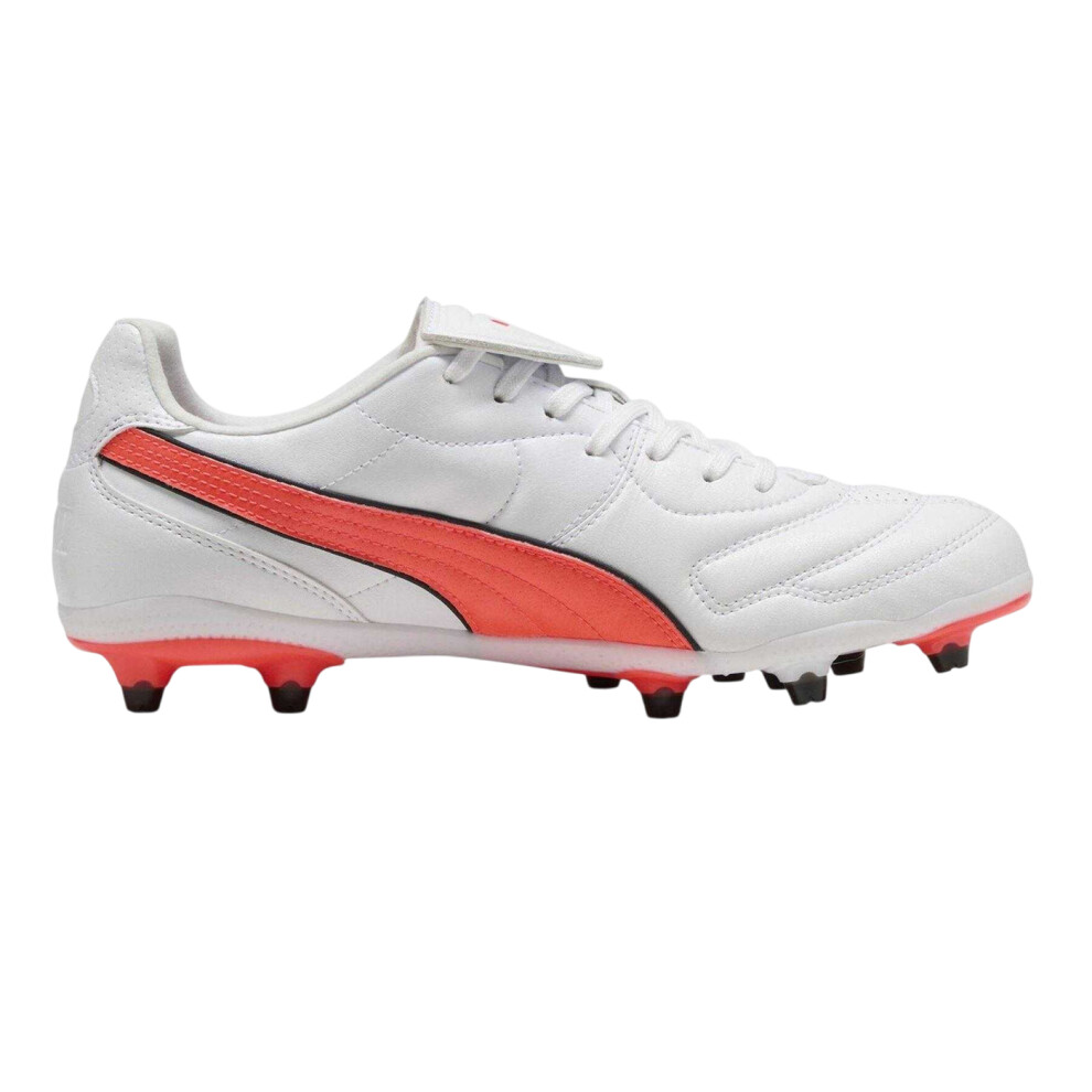 Puma (7.5 Uk, White) Mens Liga King Firm Ground Football Boots