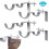 Curtain Rod Brackets Set Adjustable 2 Pairs 1