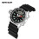 SANDA men's quartz digital dive watch black 1