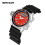 SANDA Men's Quartz Digital Dive Watch Black Red 1