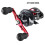 Baitcast Reel Smooth Lightweight Red Left-Hand 1