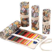 Pencil Case Rolling Bag for Artists with 36 Slots