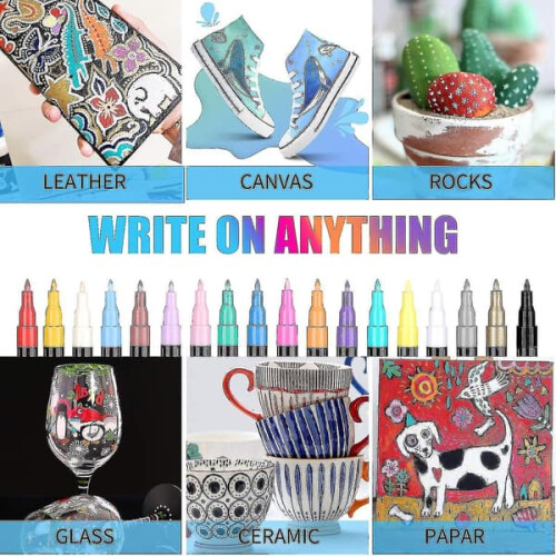 Acrylic Paint Pens for Crafts 18 Colors 2