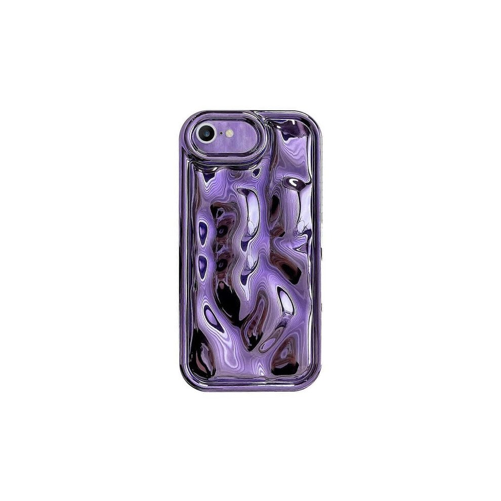 Tpu Phone Case With Meteorite Texture For Iphone Se Purple 962029302711