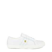 (4 UK, White) Ralph Lauren Womens/Ladies Janson Flat Trainers