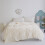 Solid Color Fuzzy Throw Blanket Brown 200x230 cm 1
