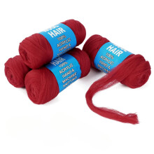 Kiibsot Brazilian wool acrylic yarn for braids 1/4/8 rolls