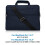 Bolsa de ombro para laptop, compatível com notebooks MacBook Pro/Air de 13 a 13,3 polegadas, capa tipo pasta com aba em poliéster, azul marinho. 2