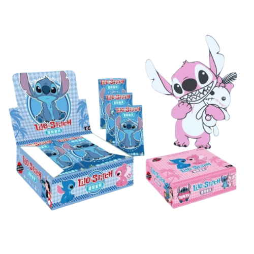 Disney Stitch trading cards box 32 small packs