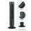Quiet Tower Fan Black 3 Speed Oscillating 1