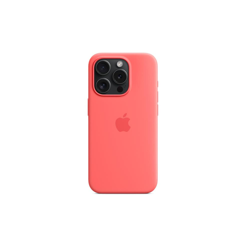 Iphone 15 Pro Max Silicone Magnetic Magsafe Case Red 962029306528