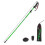 Hiking Pole Foldable Antishock 5-Piece Green 95-110cm 5