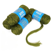 Brazilian wool hair acrylic yarn for braids, 1/4/8 rolls