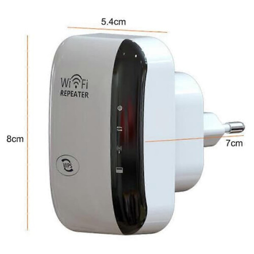 WiFi Range Extender 2.4 GHz 300 Mbps with Ethernet Port 1