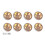 Snowman LED String Lights Warm White 8-Pack 2
