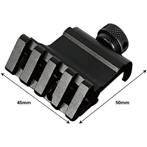 Tactical Rail Mount 20mm Picatinny Weaver 45 Offset 1