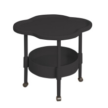 Cloud-Shaped Rolling Nightstand Modern Minimalist 1 Piece