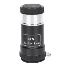 Monocular Telescope Eyepiece Plastic Black 1.25 Inch 3X