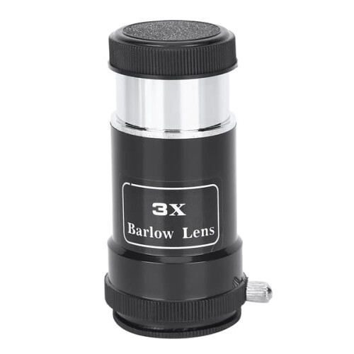 Monocular Telescope Eyepiece Plastic Black 1.25 Inch 3X