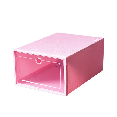 Stackable Plastic Shoe Boxes Clear Front 13x9x5.5 cm 1