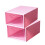 Stackable Plastic Shoe Boxes Clear Front 13x9x5.5 cm 3